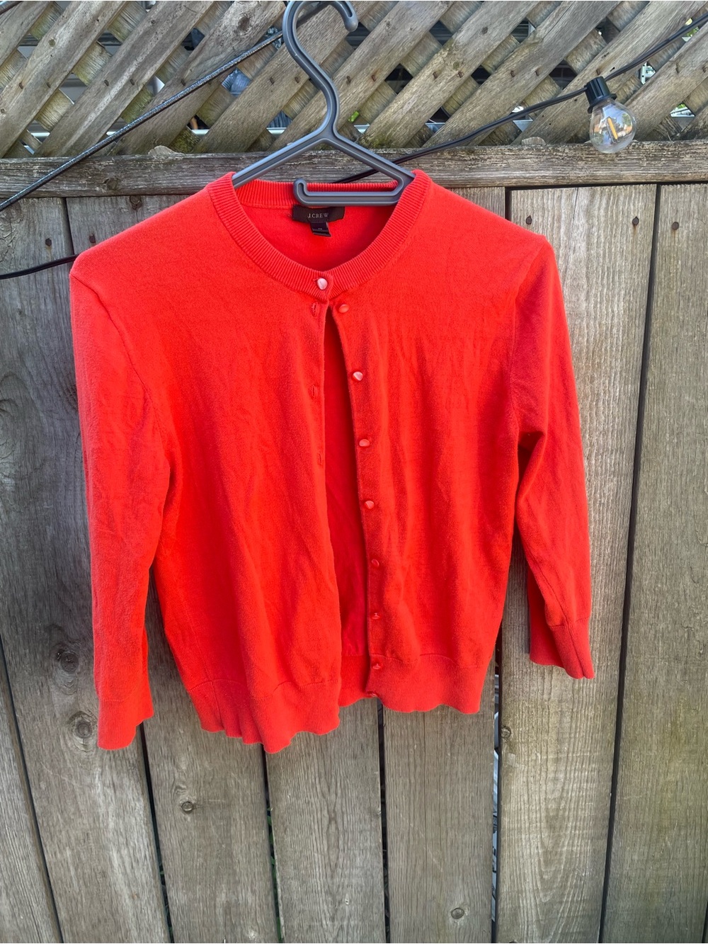 J. Crew Crewneck Button Cardigan Sweater